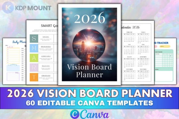 2026 Vision Board Planner Canva Editable: A Comprehensive Tool for Goal Setting and Personal Growth