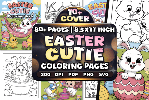 80 Easter Cutie Coloring Pages