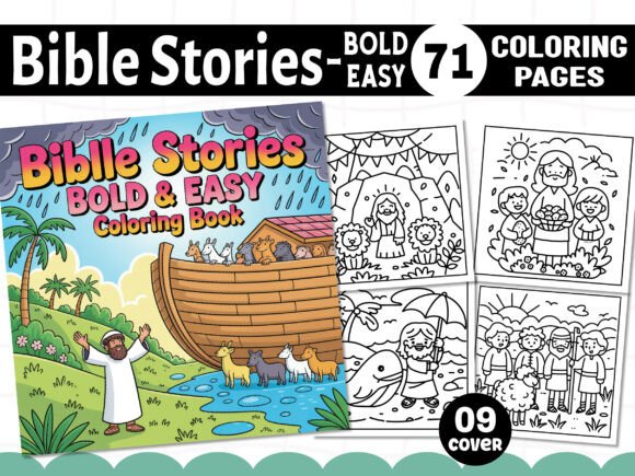 Bold Easy Bible Stories Coloring Pages: A Creative Way to Engage with Scripture