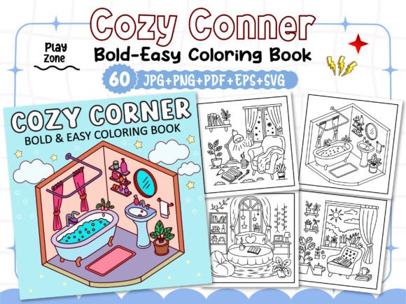 Cozy Conner Bold and Easy Coloring Pages