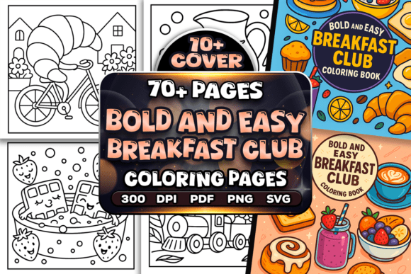 Easy Breakfast Club Coloring Pages: A Simple and Fun Creative Experience