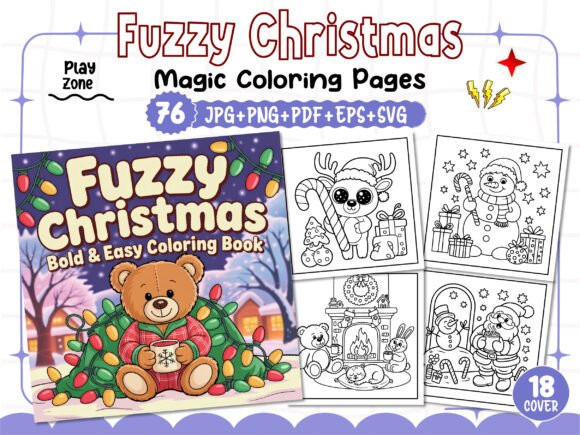 Fuzzy Hygge Christmas Coloring Pages: A Creative Escape for the Modern Creator