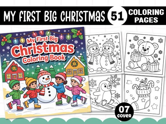 My First Christmas Coloring Pages: A Creative Escape for All Ages