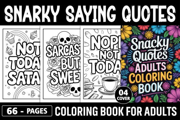 Snarky Sayings Coloring Pages