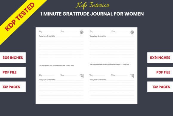 The Transformative Power of the 1 Minute Gratitude Journal for Women in a Fast-Paced World